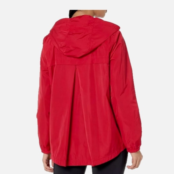 Tommy Hilfiger Jacket Womens M Long Sleeve Full Zip Hooded Windbreaker Red - Picture 3 of 12